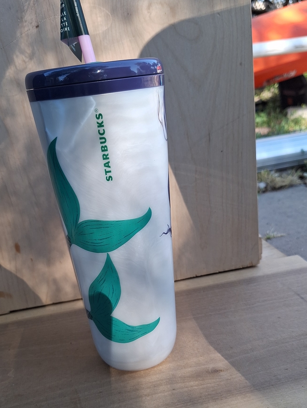 Starbucks 2025 Siren Mermaid Pearlescent Purple Venti 24oz Hot Cold Cup Tumbler - Picture 5 of 12